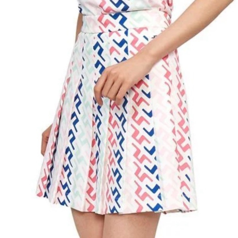 NWT J. Lindeberg Adina Pleated Skirt Size XS new printed athletic skort shorts